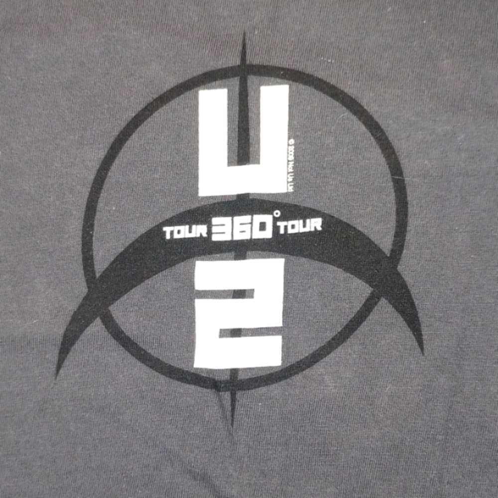 U2 t-shirt 990 Vancouver 5084